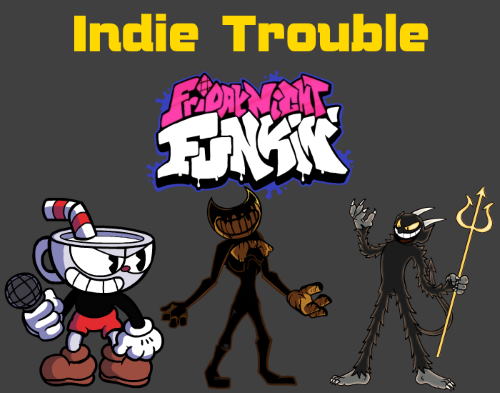 Friday Night Funkin: Indie Trouble (Triple Trouble Indie Cross Cover) Mod