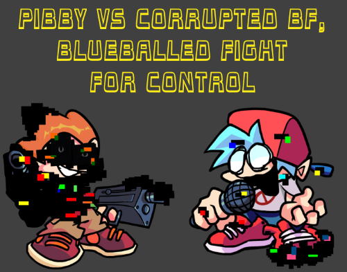 Friday Night Funkin: Pibby vs Corrupted BF, Blueballed Fight for Control Mod