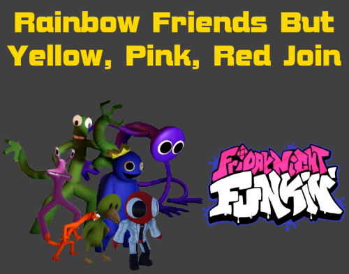 Friday Night Funkin Roblox Rainbow Friends vs Blue Mod