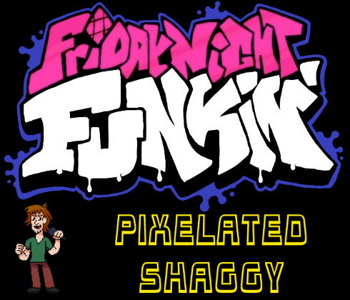 Friday Night Funkin VS Pixelated Shaggy Mod